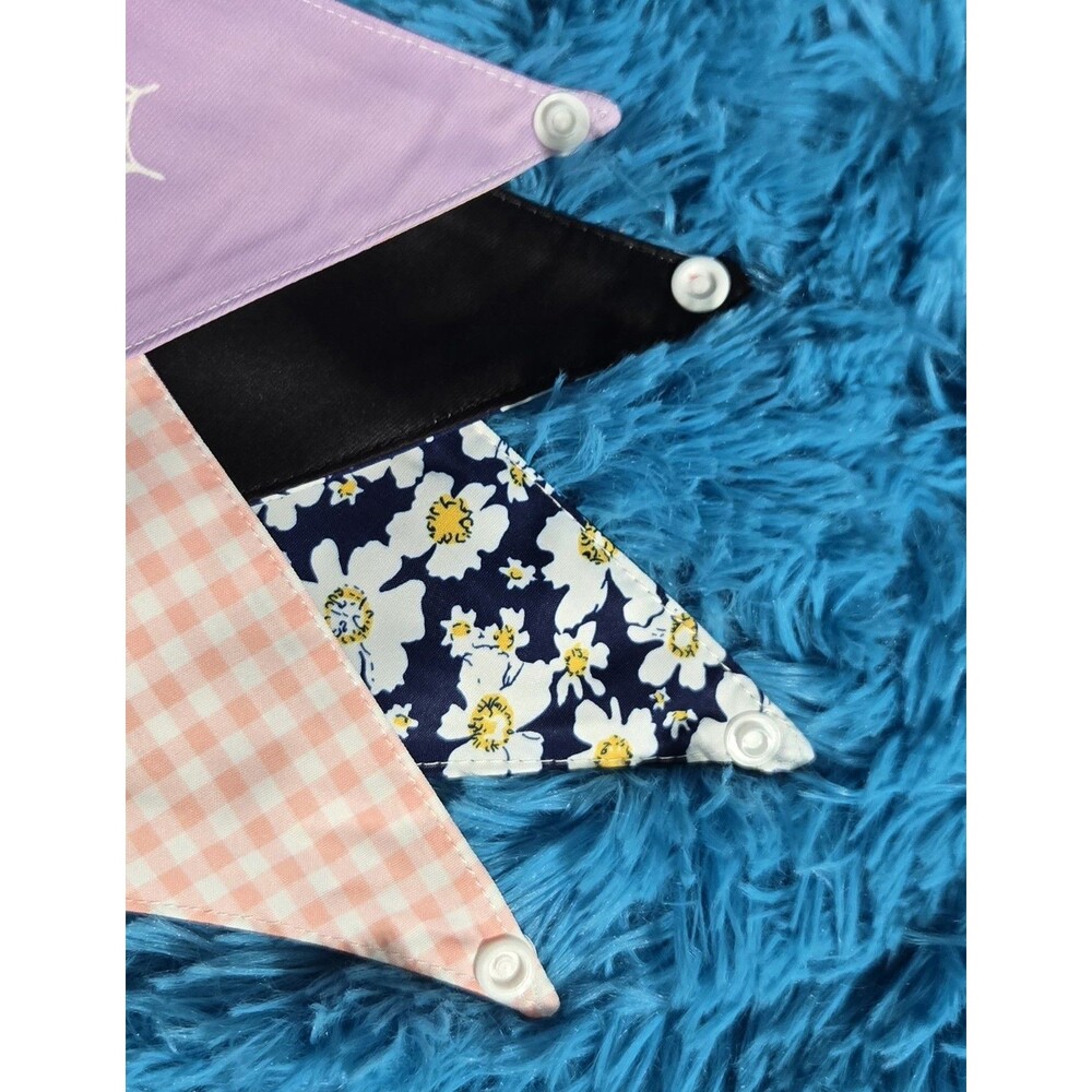 DDuoSnooth Halloween Dog & Cat Bandana/Scarf Polyester Small 13" w/Snap Buttons - Picture 4 of 6